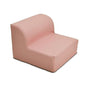 Children's Factory Library Lounger, Flexible Seating Classroom Furniture, Comfy Kids Chairs, Clay, Single Lounger