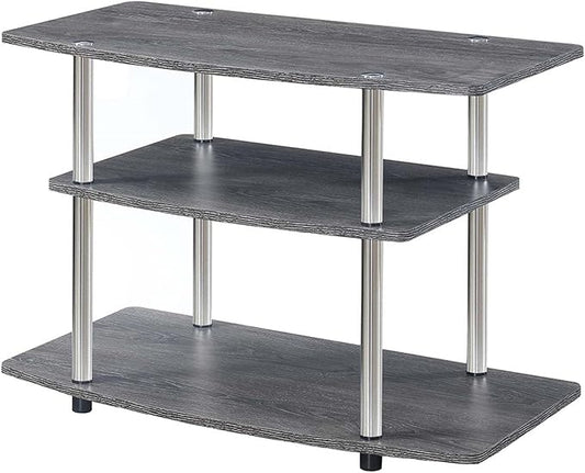 Convenience Concepts Designs2Go 3-Tier TV Stand, 31.5", Weathered Gray