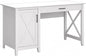 Bush Furniture Key West Computer Desk with Storage Farmhouse PC Table for Home Office in Pure White Oak 54W x 24D