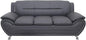 Container Furniture Direct Michael Sofa and Chair Set, Gray