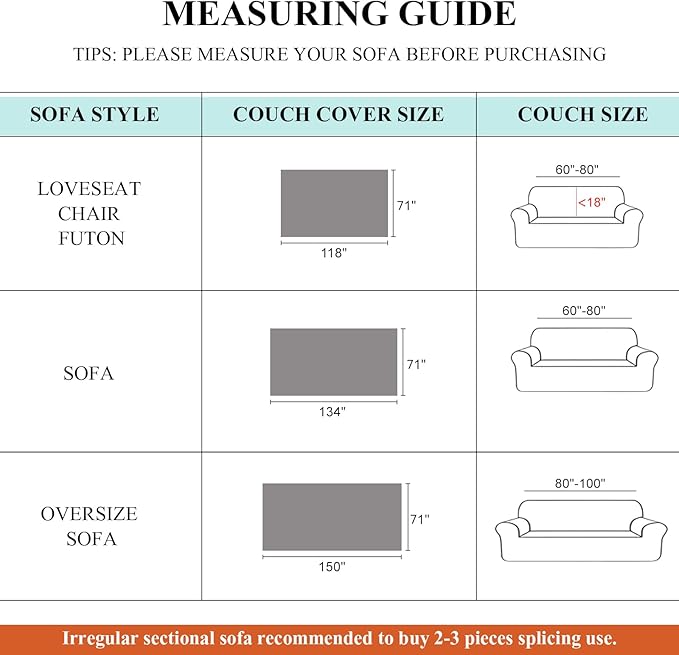 STACYPIK Green Geometric Couch Cover Boho Sofa Cover for Sectional Non-Silp Sofa Covers for Dogs Reversible Beige Couch Cover Loveseat Cover L Shaped Furniture Protector for 3 Cushion Couch-71X150IN