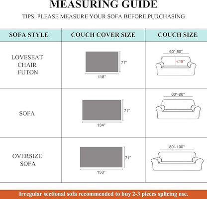 STACYPIK Soft Boho Chenille Couch Cover for Pets Beige Khaki Sofa Cover for 3 Cushion Couch Non Slip Furniture Protector with Tassels Geometric Couch Cover L Shaped Pet Friendly Washable-71x150IN