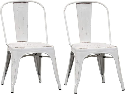 Liberty Furniture Industries Bow Back Side Chair - Antique White-Set of 2