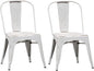 Liberty Furniture Industries Bow Back Side Chair - Antique White-Set of 2
