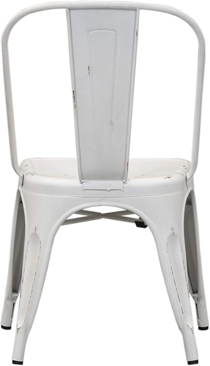 Liberty Furniture Industries Bow Back Side Chair - Antique White-Set of 2