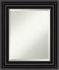 Amanti Art Black Bathroom Mirror for Over Sink, 26x22 Colonial Black Rectangle Vanity Mirror, Small Traditional Frame, Hangs Horizonally and Vertically, Bathroom Wall Decor, Beveled Edge
