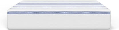 Vibe Gel Memory Foam Mattress, 12-Inch CertiPUR-US Certified Bed-in-a-Box, King, White