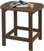 Adirondack Side Table,HDPE Weather Resistant,Wooden Textured for Adirondack Chairs,Patio,Garden, Porch, Backyard Use, Coffee