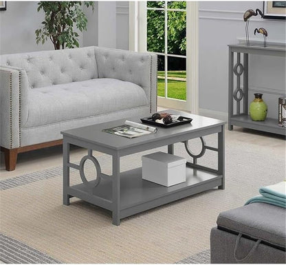 Convenience Concepts Ring Coffee Table, Gray