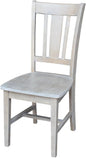 International Concepts San Remo Chair Washed Gray Taupe
