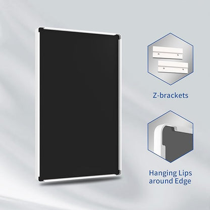 WEER White Bathroom Mirror 40X32 Inch, Rounded Rectangle White Metal Frame Mirror, Matte White Bathroom Vanity Mirror with Tempered Glass, Anti-Rust, Hangs Horizontally or Vertically