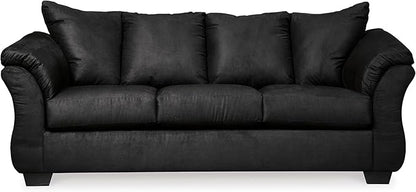 Signature Design by Ashley Darcy Classic Contemporary Sofa, Black