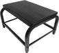 Dual Anti-Slip Solid Wood & Metal - Wooden Small Step Stool for Children/Adults/Elderly, 500 lbs Load Capacity, Safety Step, Ideal for Home/Kitchen/Bedside (Black, One-Step Stool)
