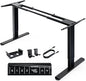 HUANUO Electric Standing Desks Frame with 265 lbs Dual Motor,Thick T-Shaped Desk Legs Made of Automotive Grade Steel,for Max 90″x31.5″ Desktop, Height Adjustable Desk Frame for Home Office, Frame Only