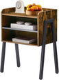 VECELO Stackable Nightstand, End Table Side Table with Open Storage Shelf, Small Night Stand for Bedroom, Living Room
