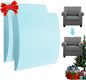 Couch Cushion Support for Sagging Seat Sofa Couch Supports for Sagging Cushions Curved 40D High Density Foam Blue Pack of 2