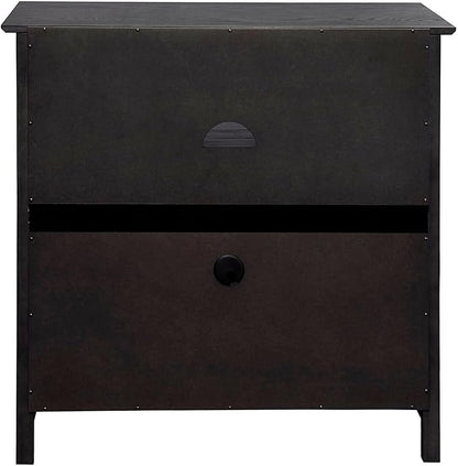Convenience Concepts Big Sur Highboy TV Stand 36" - Modern Entertainment Center For TVs up to 40", Storage Cabinet for Dining, Living Room, & Entryway, Console Hall Table with Shelves, Weathered Gray
