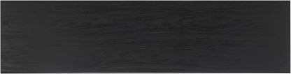 SAFAVIEH Averi TV Stand for up to 65" Flatscreen – Black, 2 Sliding Doors with Interior Storage, 2 Open Shelves, Entertainment Media Console (MED9637B)