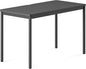 Branch Daily Desk - Functional at Home Office Desk with Effortless Assembly, Timeless Design, Rounded Corners, and Built-in Cable Notch - 36” W x 28.5” H x 24” D - Charcoal Work Table