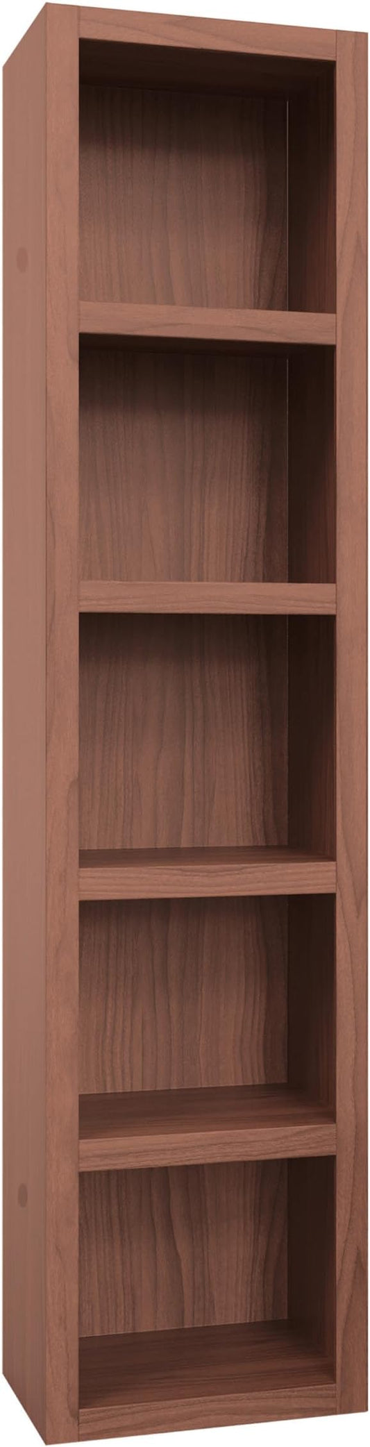 Oakland Living Brown 85-in Tall Wooden Bookcase Shelf