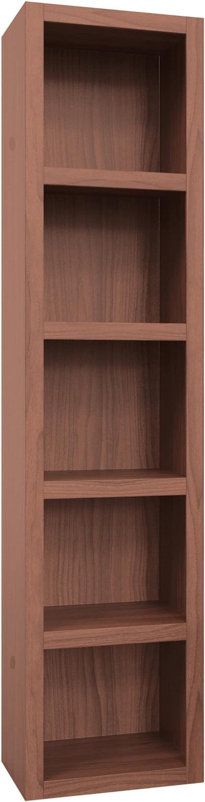 Oakland Living Brown 84-in Tall Wooden Bookcase Shelf