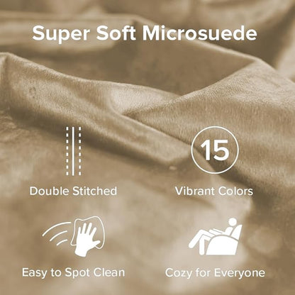 Sofa Sack Bean Bag Chair - Plush, Ultra Soft - Memory Foam Bean Bag Chair with Microsuede Cover - Stuffed Foam Filled Furniture and Accessories for Dorm Room 3 Feet - Camel