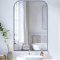 Bathroom Mirror, Wall Mirrors, Black Metal Framed Wall-Mounted Mirrors, Bathroom Vanity Mirror for Over Sink, Living Room, Bedroom, Entryway, 24x36 Inch, Black