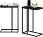 Furinno Camnus Modern Living Sofa Side Table, Americano, Set of 2