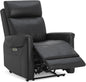 Leather Recliner Chair for Adults Wall Hugger RV Recliner with USB Charging Ports Electric Power Reclining Sofa for Living Room Home Theater Seating Bedroom