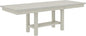 Solid Wood Extendable Farmhouse Dining Table for 4-6, Space-Saving Design for Home Kitchen and Dinner, Grey