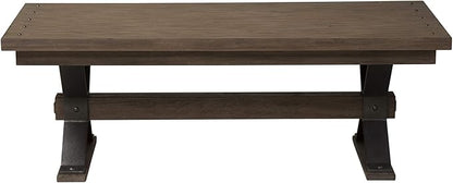 Liberty Furniture Industries Sonoma Road Rectangular Cocktail Table, W52 x D26 x H18, Light Brown