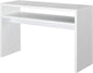 Convenience Concepts Northfield Deluxe Console Hall Table 48" - Modern, Minimalist Narrow Sofa Display Accent With Storage Shelf for Contemporary Living Room, Entryway, or Hallway, White
