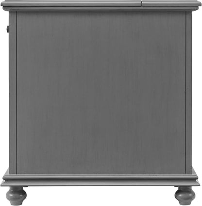 Martin Svensson Home Elegant, Grey Chairside End Table (810078)
