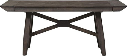 LIBERTY FURNITURE INDUSTRIES, INC. Double Bridge Trestle Table Set
