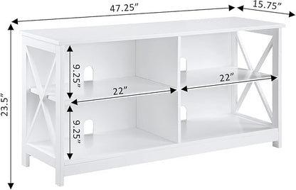 Convenience Concepts Oxford TV Stand, White