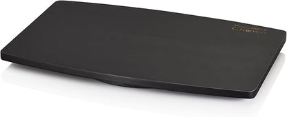 Prosumer's Choice Natural Bamboo TV Swivel Stand for LED/LCD TV, 31 & 21 inch Base Surface Black