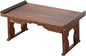 Japanese Floor Table, Small Coffee & Tea Table, Altar for Meditation, Low Table for Sitting on Floor, Wood Bed Tray With Foldable Legs, Laptop Desk