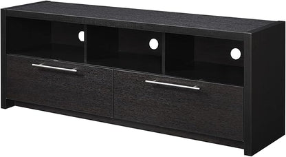 Convenience Concepts Newport Marbella 60 inch TV Stand with Cabinets and Shelves Home_Furniture_and_Decor, unspecified, Espresso