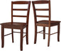 International Concepts Madrid Ladder Back Chair, Espresso