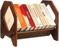 Desktop Bookshelf, Stackable Book Organizer with Handle, storage rack for CD/Magazine/File Folder, Portable Small bookshelf for Study, Living room, Kid's room, No Nails, Medium Size