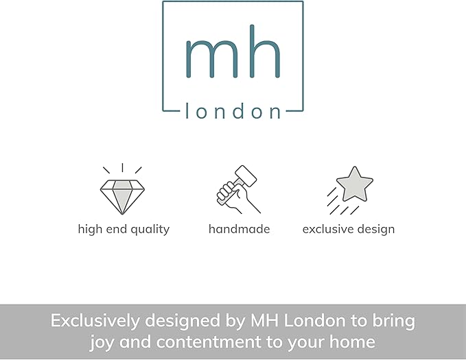 MH London Side Table - Wandsworth Wooden End Table - Exclusively Designed Hand Crafted Small Tables - Contemporary Triangle End Table for Living Room, Bedroom Bedside Tables and Office, Natural