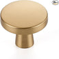 Ravinte 25 Pack Drawer Pulls 1-1/4 Inch Kitchen Cabinet Knobs Solid Round Dresser Drawer Knobs Champagne Bronze Drawer Knobs Dresser Knobs Simple Cabinet Hardware for Cupboard Drawer Pulls