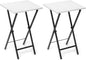TV Tray Table Set of 2, TV Dinner Tray, Folding Table, Foldable TV-Trays, Side Table for Bed, Couch, Portable and Small Easy to Move
