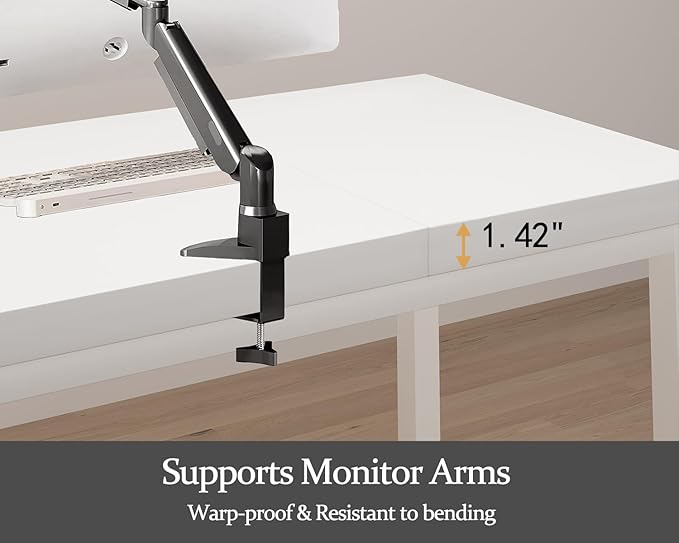 70.8 Inch Large Computer Desk, Long Gaming Table, Modern Two Person Desk Large Executive Office Desk, Double Desk at Home, Perfect for Work, Gaming, Studying, and Writing, Etc., White