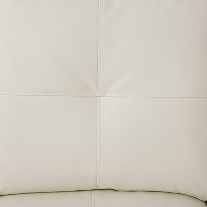 Sectional Couch with Ottoman Storage, L Shaped Sofa Furniture Sets, Modern Modular Couch Comfy Sofa for Living Room Bedroom, White