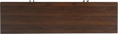 Christopher Knight Home Saral Modern 66 Inch TV Stand for TV up to 70 inch, TV Entertainment Center with Storage Adjustable Shelf, Wooden TV Console Table with Storage for Living Room, Chestnut Brown