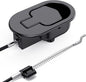 Recliner Replacement Parts(1 Sets), Recliner Cable Replacement Parts with Metal Release Pull Handle fits Ashley and Most Recliner Sofa, Exposed Cable Length 5.12Inch