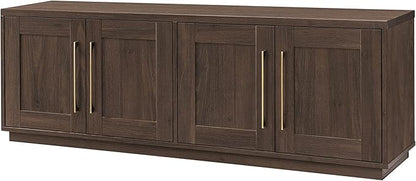 Henn&Hart Tillman Rectangular TV Stand for TV's up to 80" in Alder Brown