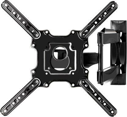 Full Motion Wall Mount for 32-60 Inch Screens, Swivel, Tilt & Extend, Articulating Mount Bracket for LED LCD OLED 4K Displays Up to 77 lbs, VESA 400x400, Space-Saving Adjustable Wall Mount