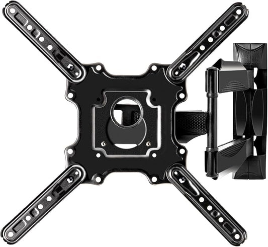 Full Motion Wall Mount for 32-60 Inch Screens, Swivel, Tilt & Extend, Articulating Mount Bracket for LED LCD OLED 4K Displays Up to 77 lbs, VESA 400x400, Space-Saving Adjustable Wall Mount